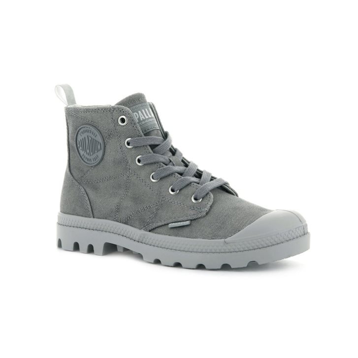 Dámské Boty Palladium Pampa Zip Desertwash Tmavě Šedé | CZ XTI-34P